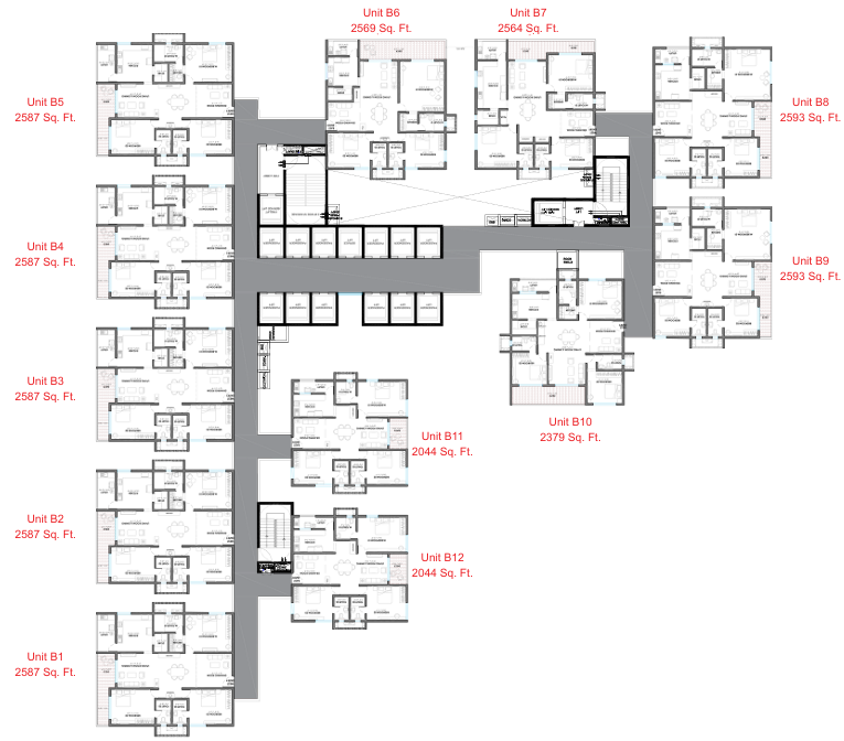 Rajapushpa Skyra - Floor plan2